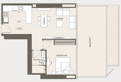 1 bedroom apartment